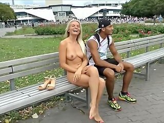 Blonde Teen 18+ Paris Naked On Public Streets